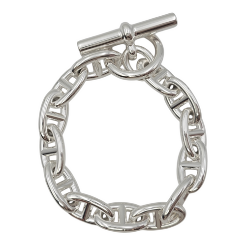 Chaine d'ancre bracelet, large model.  Bracelet Silver hardware