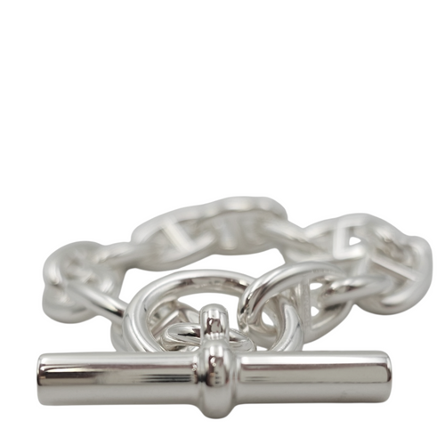 Chaine d'ancre bracelet, large model.  Bracelet Silver hardware
