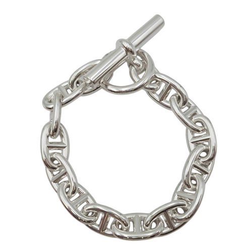 Chaine d'ancre bracelet, medium model, Sz:14 Bracelet Silver hardware