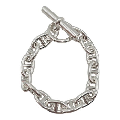 Chaine d'ancre bracelet, medium model, Sz:14 Bracelet Silver hardware