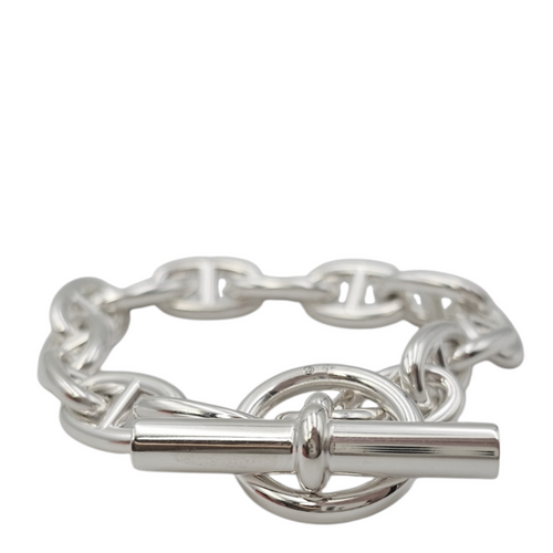 Chaine d'ancre bracelet, medium model, Sz:14 Bracelet Silver hardware