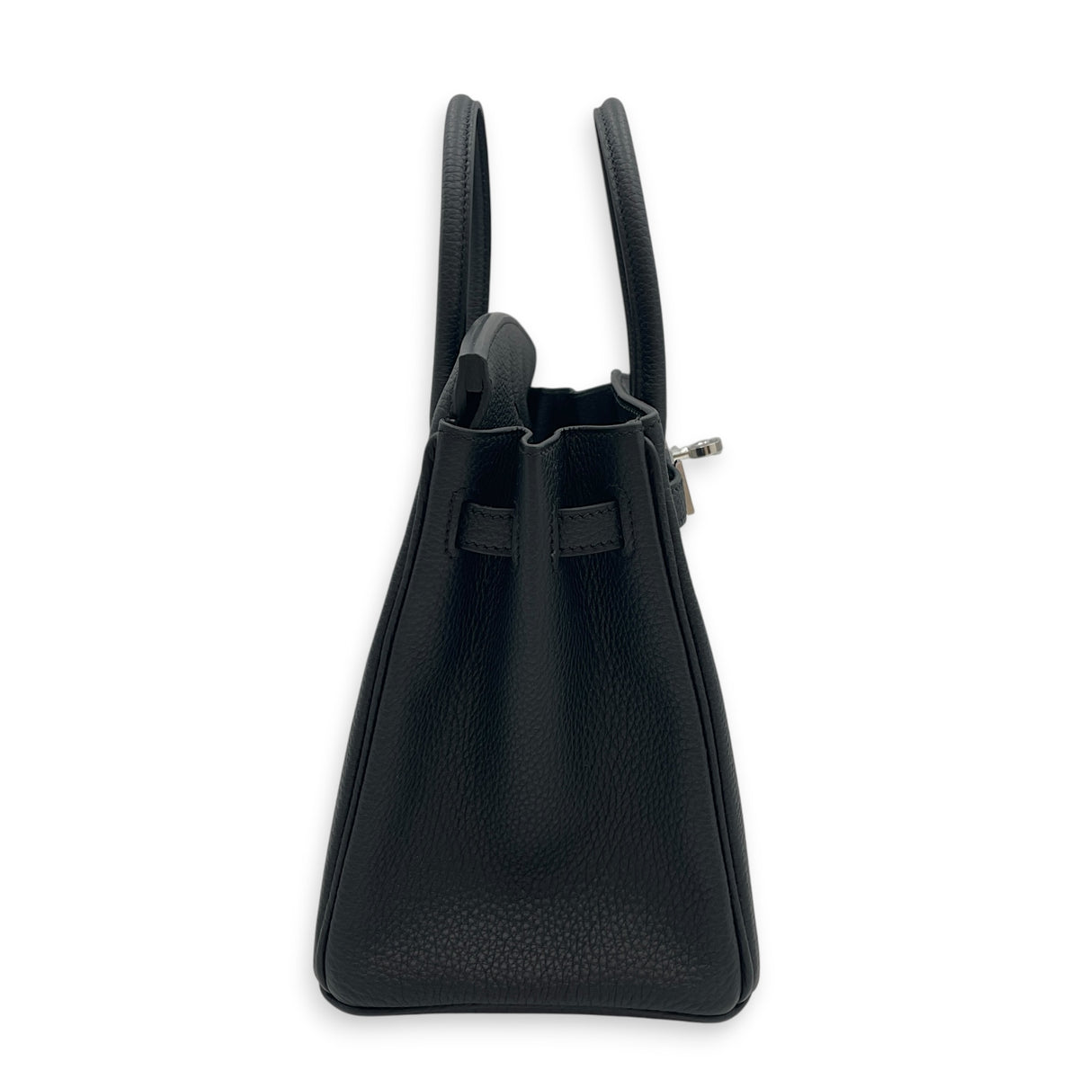 Birkin 25 Noir in Togo Palladium hardware