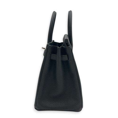 Birkin 25 Noir in Togo Palladium hardware
