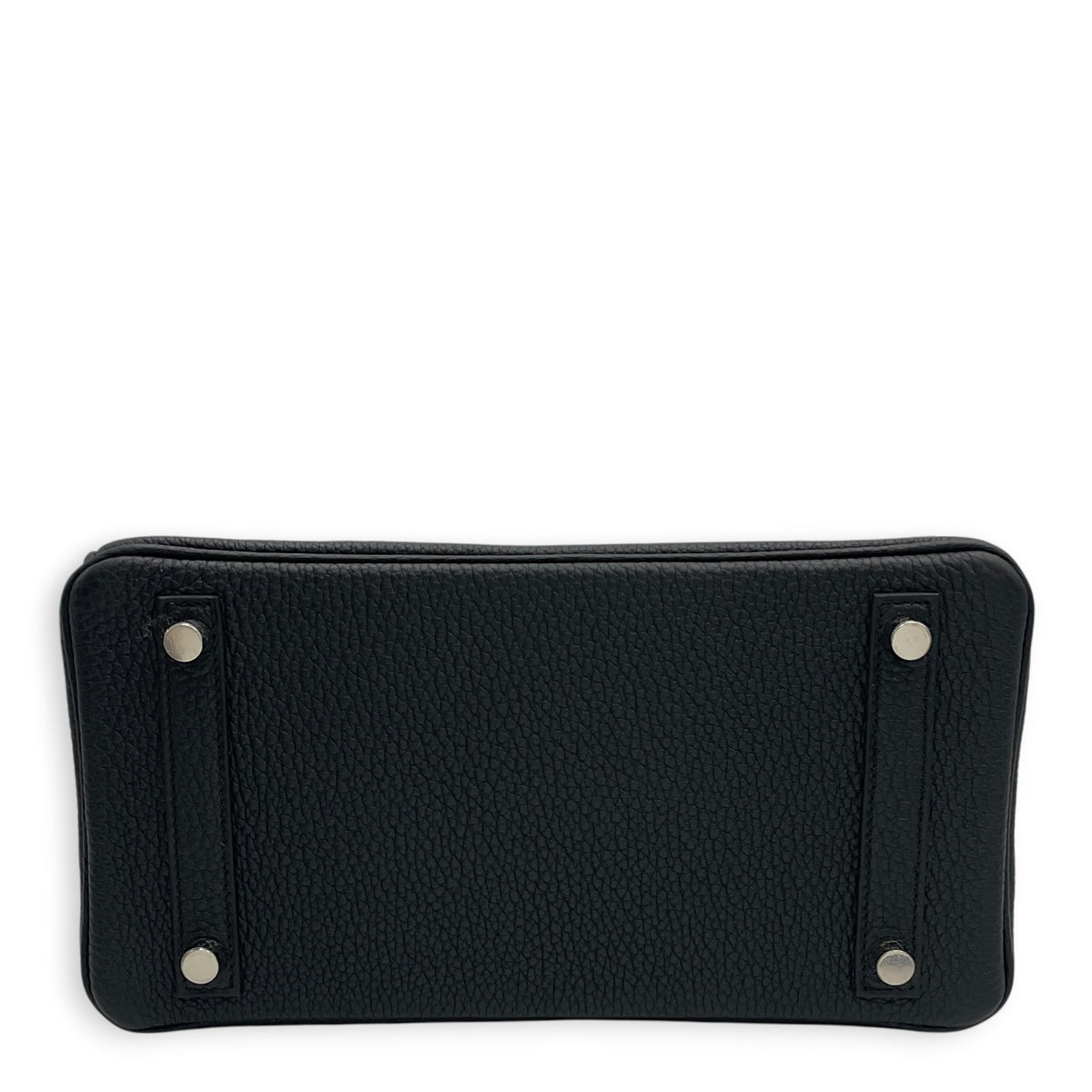 Birkin 25 Noir in Togo Palladium hardware