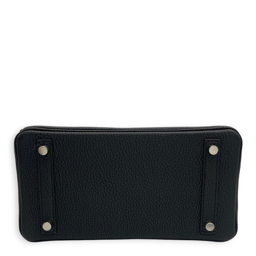 Birkin 25 Noir in Togo Palladium hardware