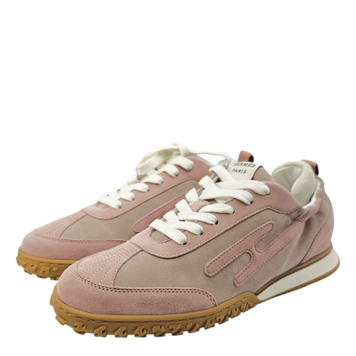 Jet Sneaker. Sz: 37 Rose Cancan/Rose Aquarelle Sneakers in Suede Leather
