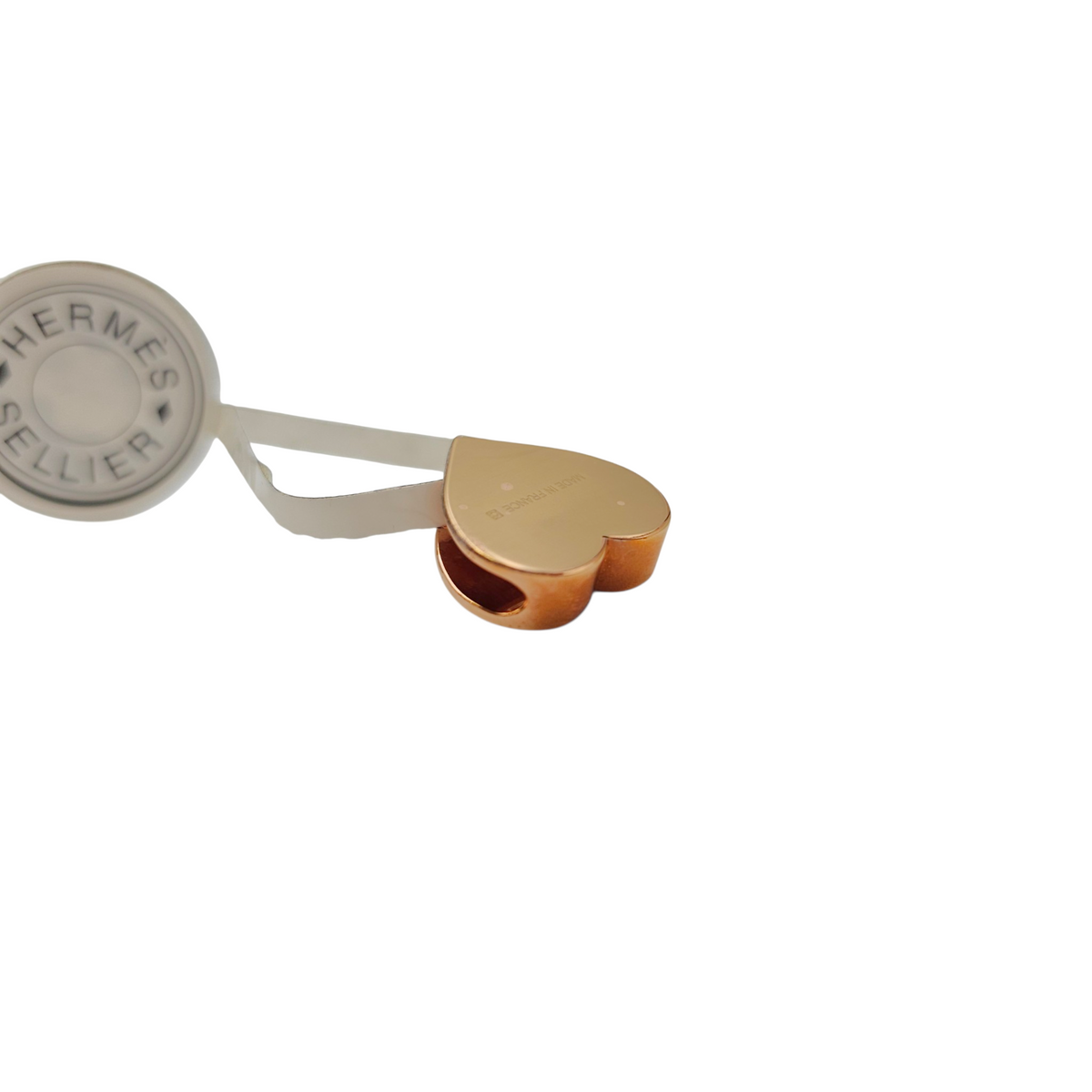 Mini Coeur Twilly ring Charm Rose Gold hardware
