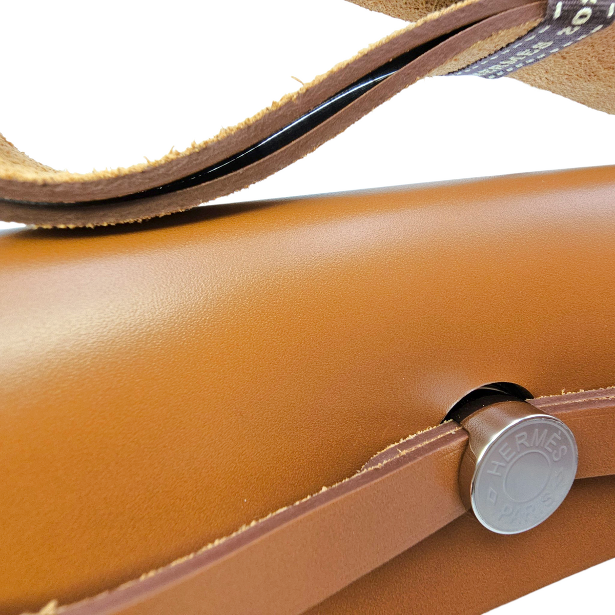 Herbag 20 Fauve/Beige-Ecru in Vache Hunter/Toile Palladium hardware
