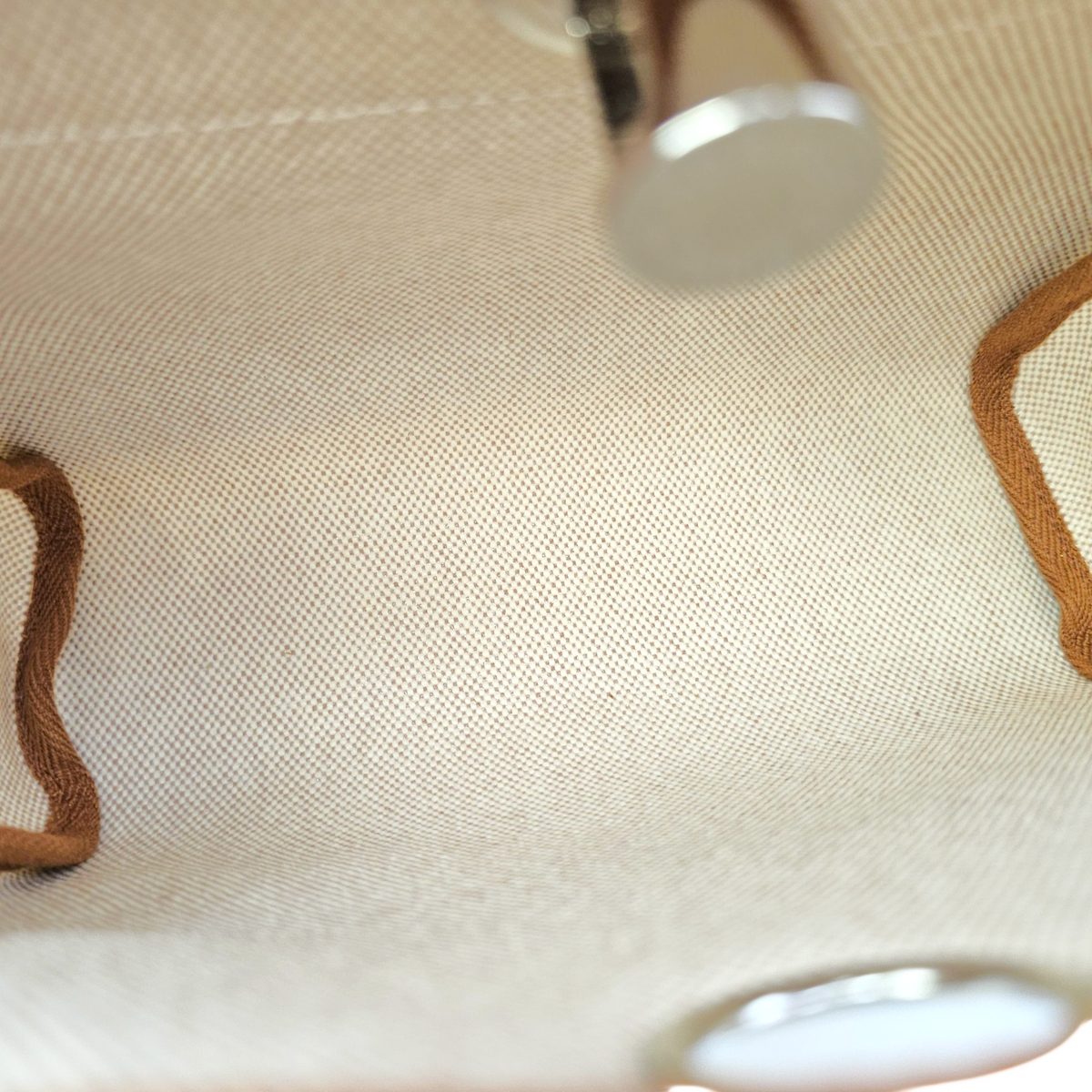 Herbag 20 Fauve/Beige-Ecru in Vache Hunter/Toile Palladium hardware
