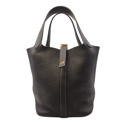 Picotin 18 Macassar in Clemence Gold hardware