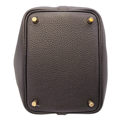 Picotin 18 Macassar in Clemence Gold hardware