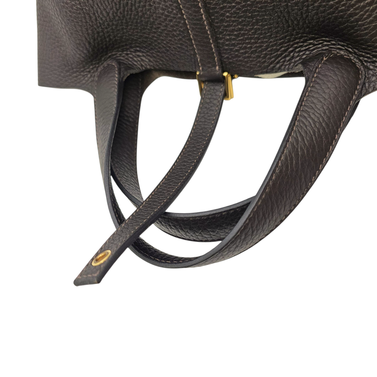 Picotin 18 Macassar in Clemence Gold hardware