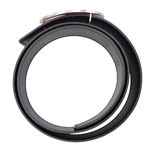 Chaine d'ancre Belt Kit. 32mm by 80cm Rouge/Noir Belt in Togo Lacquered Metal hardware