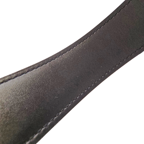 Chaine d'ancre Belt Kit. 32mm by 80cm Rouge/Noir Belt in Togo Lacquered Metal hardware