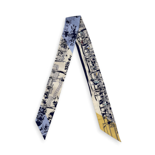 Do Re Boucles Anglaise Blue/Blanc/Marine Twilly