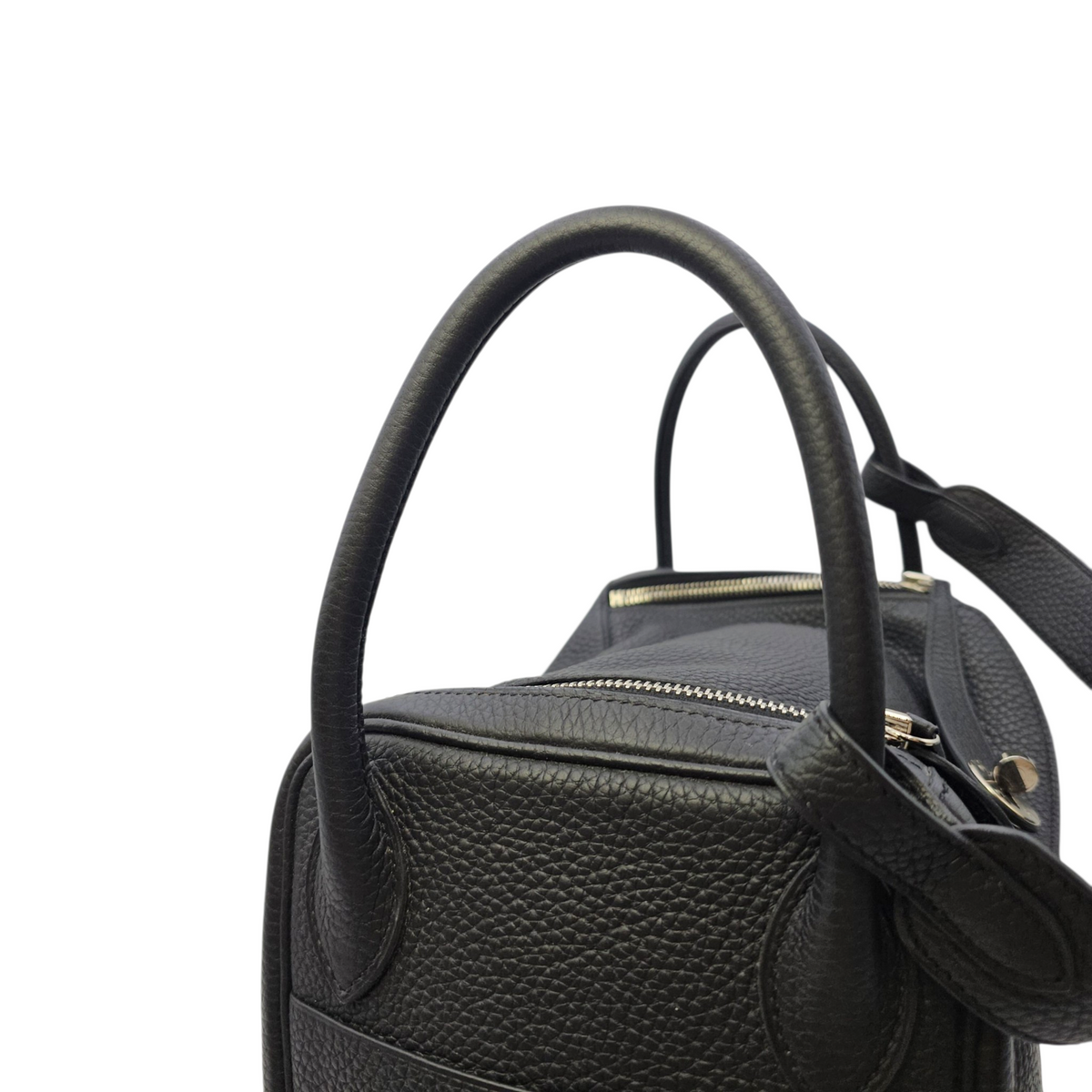 Lindy 30 Noir in Clemence Palladium hardware