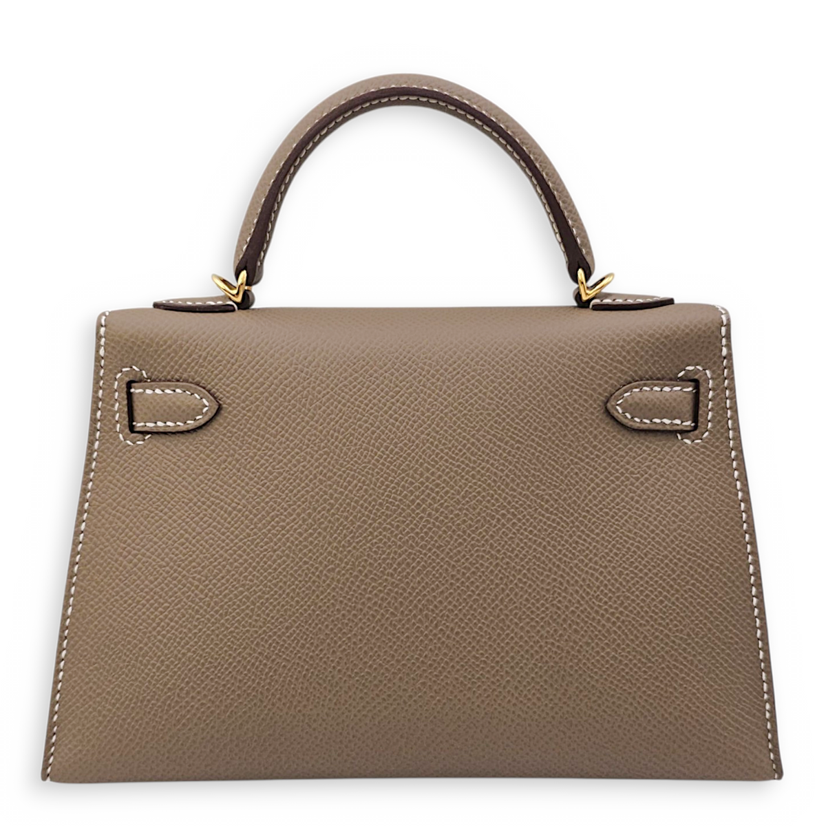 Kelly 20 Etoupe in Epsom Gold hardware