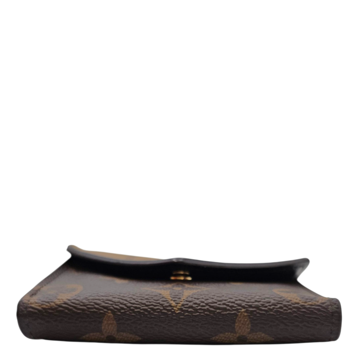 Zoe Purse  Brown Wallet in Monogram Coated Canvas Gold hardware
