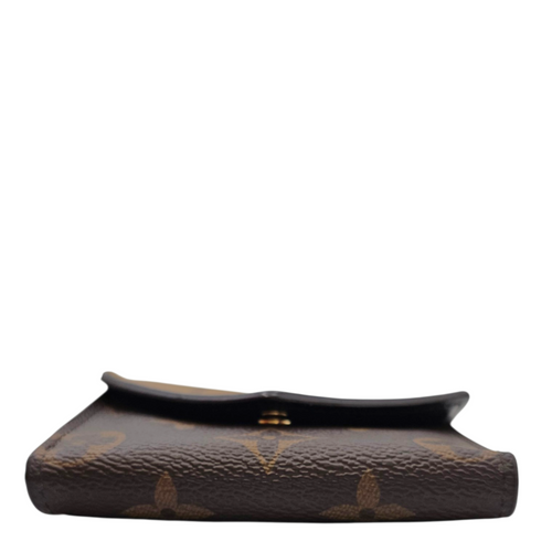 Zoe Purse  Brown Wallet in Monogram Coated Canvas Gold hardware