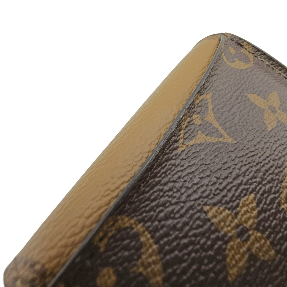 Zoe Purse  Brown Wallet in Monogram Coated Canvas Gold hardware