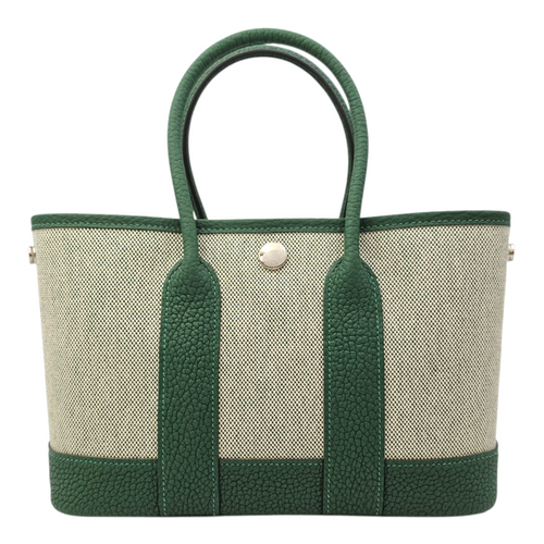 Neo Garden  23 Vert Moyen/Ecru-Vert Moyen  in Negonda/Toile Palladium hardware