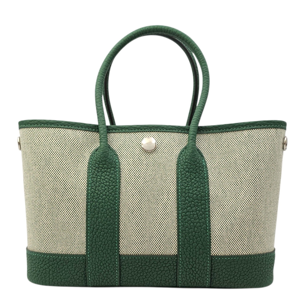 Neo Garden  23 Vert Moyen/Ecru-Vert Moyen  in Negonda/Toile Palladium hardware