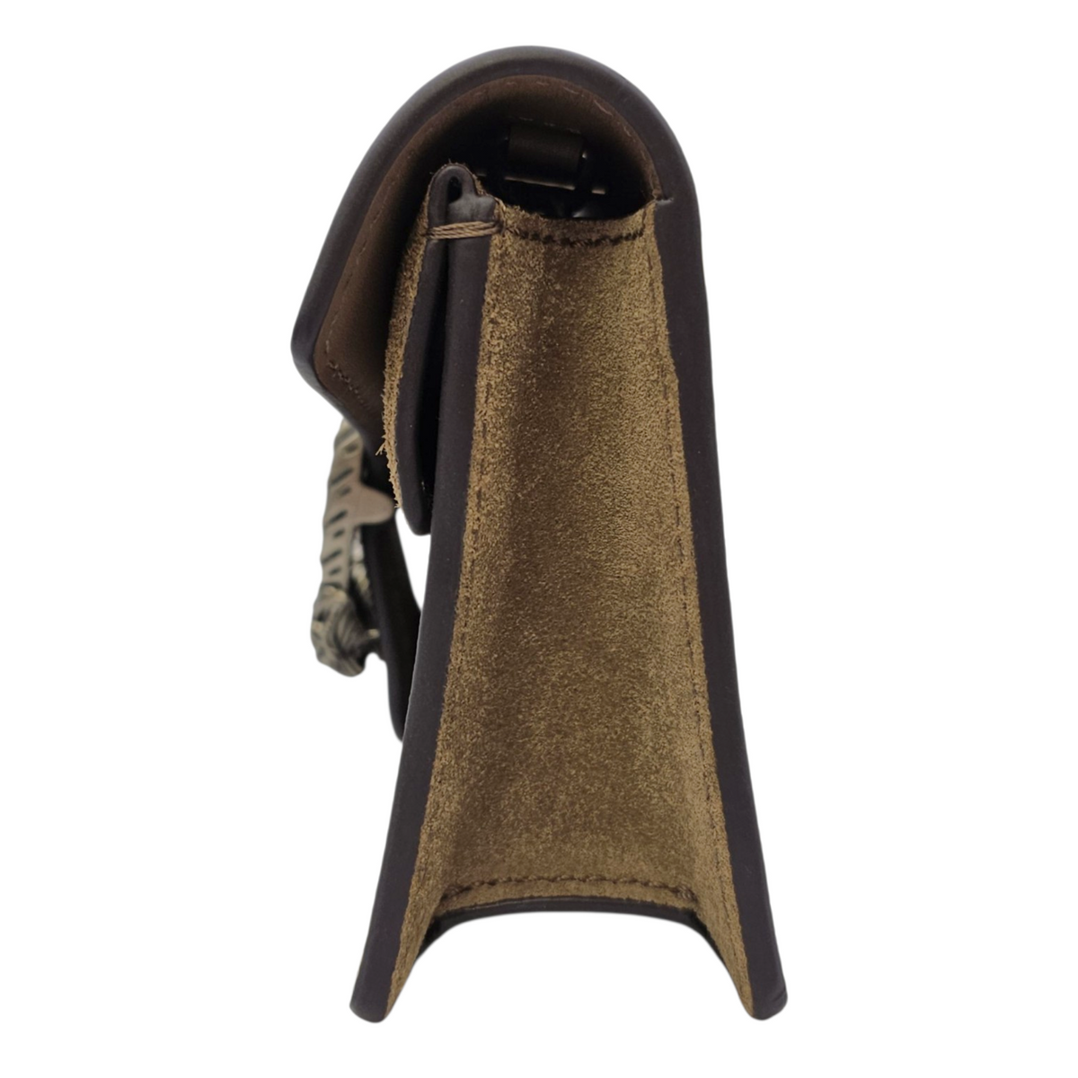 Dionysus 16cm Beige Crossbody Bag in Coated Canvas Silver hardware