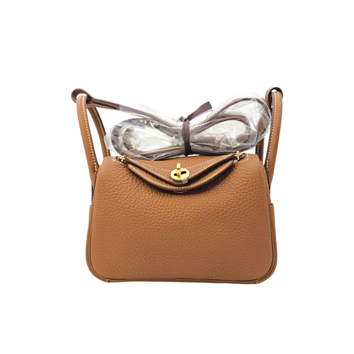 Lindy Mini Gold in Clemence Gold hardware