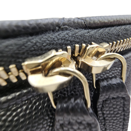 Coco Casino Black Crossbody Bag in Caviar Leather Gold hardware