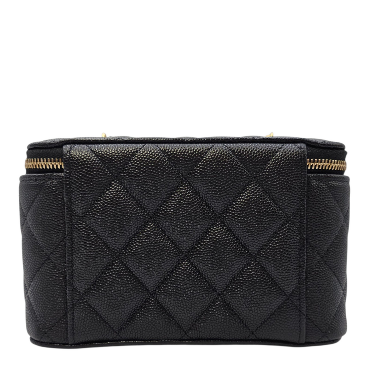 Coco Casino Black Crossbody Bag in Caviar Leather Gold hardware