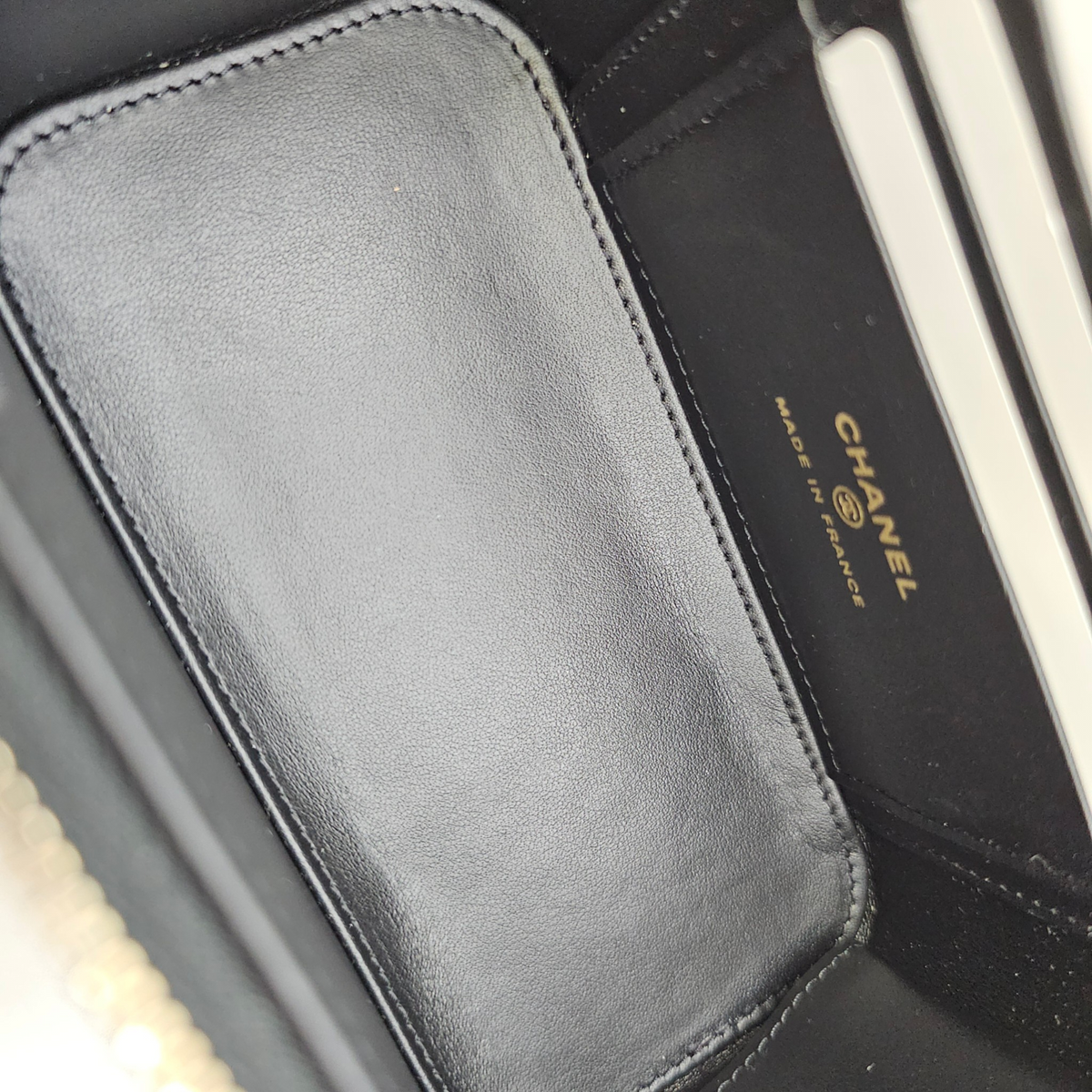 Coco Casino Black Crossbody Bag in Caviar Leather Gold hardware
