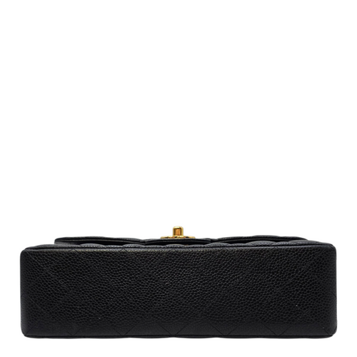 Timeless CC Black Shoulder Bag in Caviar Leather Gold hardware