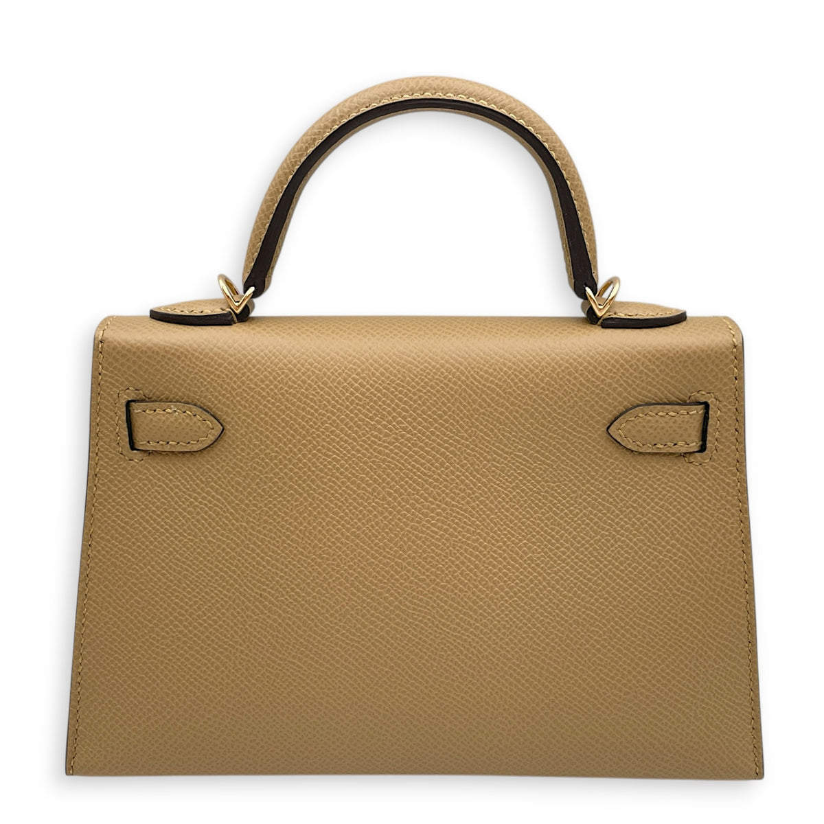 Sellier Kelly 20 Poussiere in Epsom Permabrass hardware