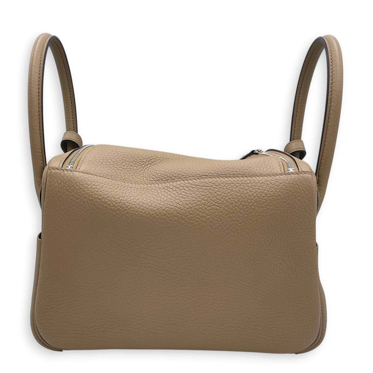 Lindy 26 Beige Marfa in Clemence Palladium hardware