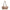 Vertical Lock Flap  Pink Shoulder Bag in Tweed Light Gold hardware