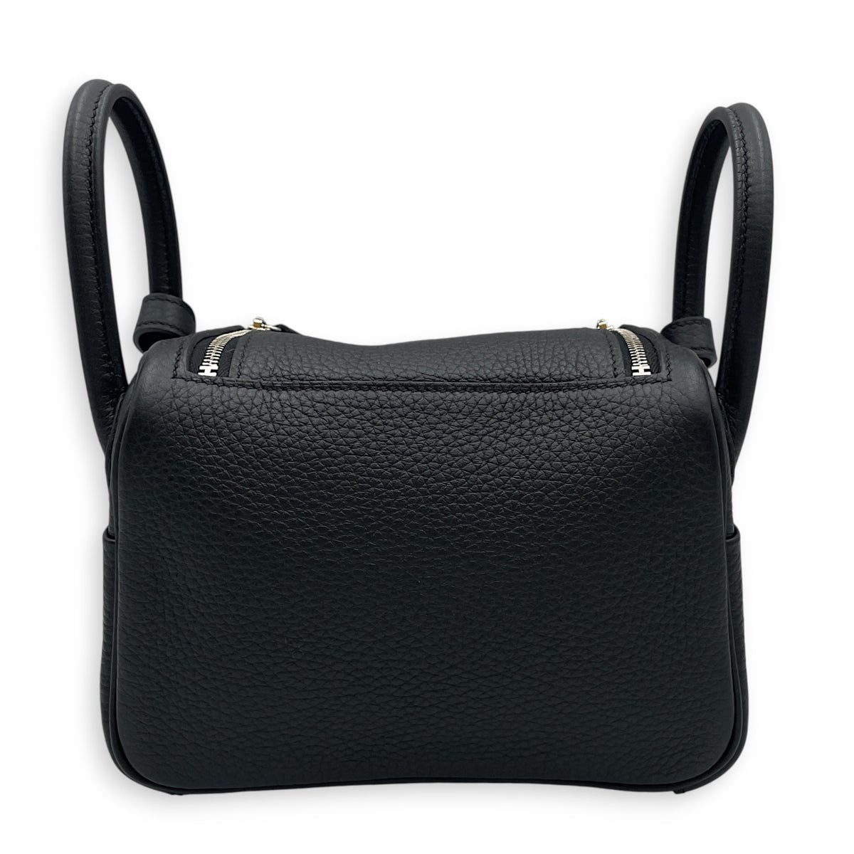 Lindy II Mini Noir in Clemence Palladium hardware