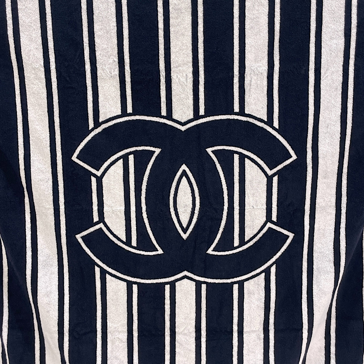 Coco Beach 2026 Beachwear Set  Navy / White Tote Bag in Fabric
