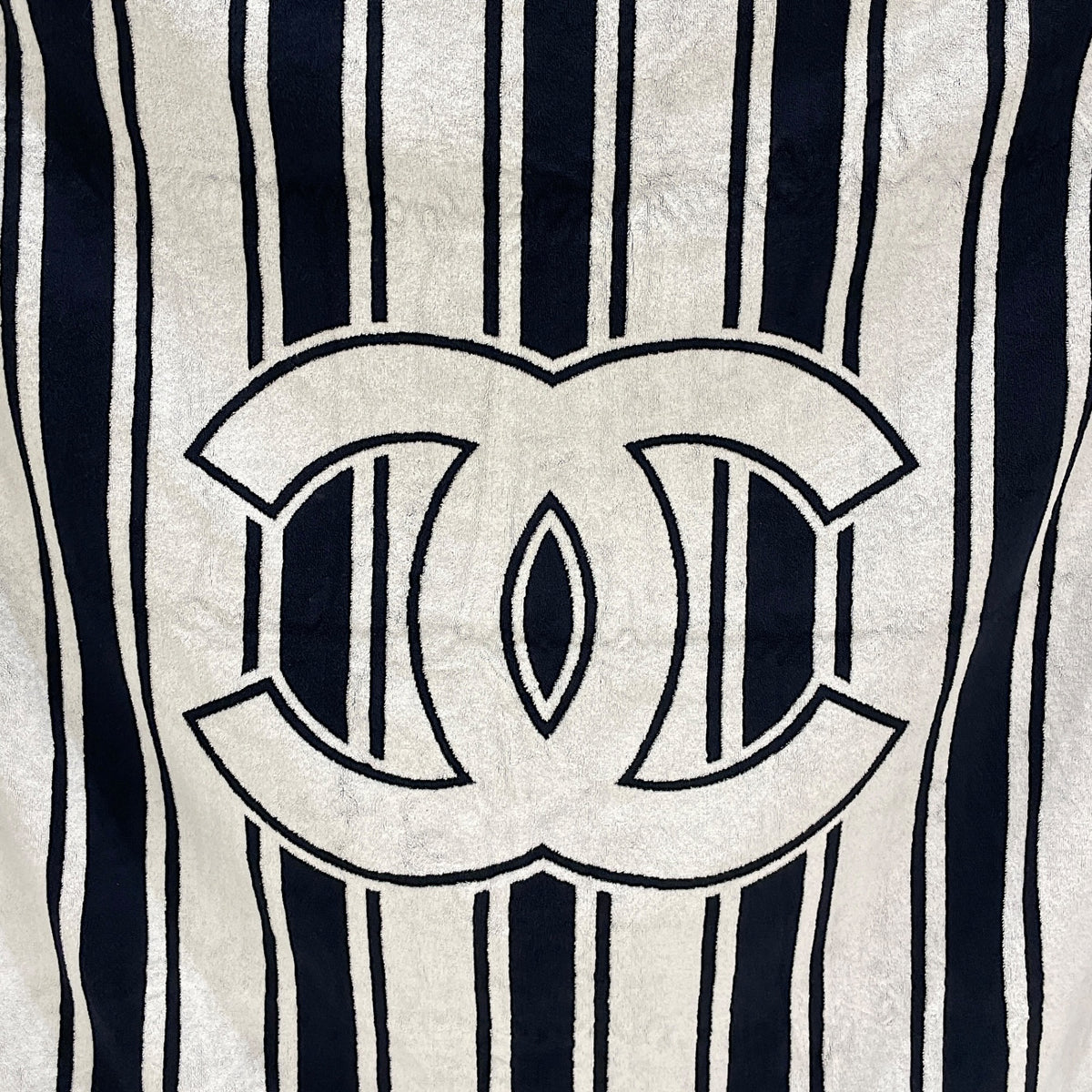 Coco Beach 2026 Beachwear Set  Navy / White Tote Bag in Fabric