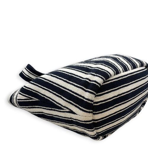 Coco Beach 2026 Beachwear Set  Navy / White Tote Bag in Fabric
