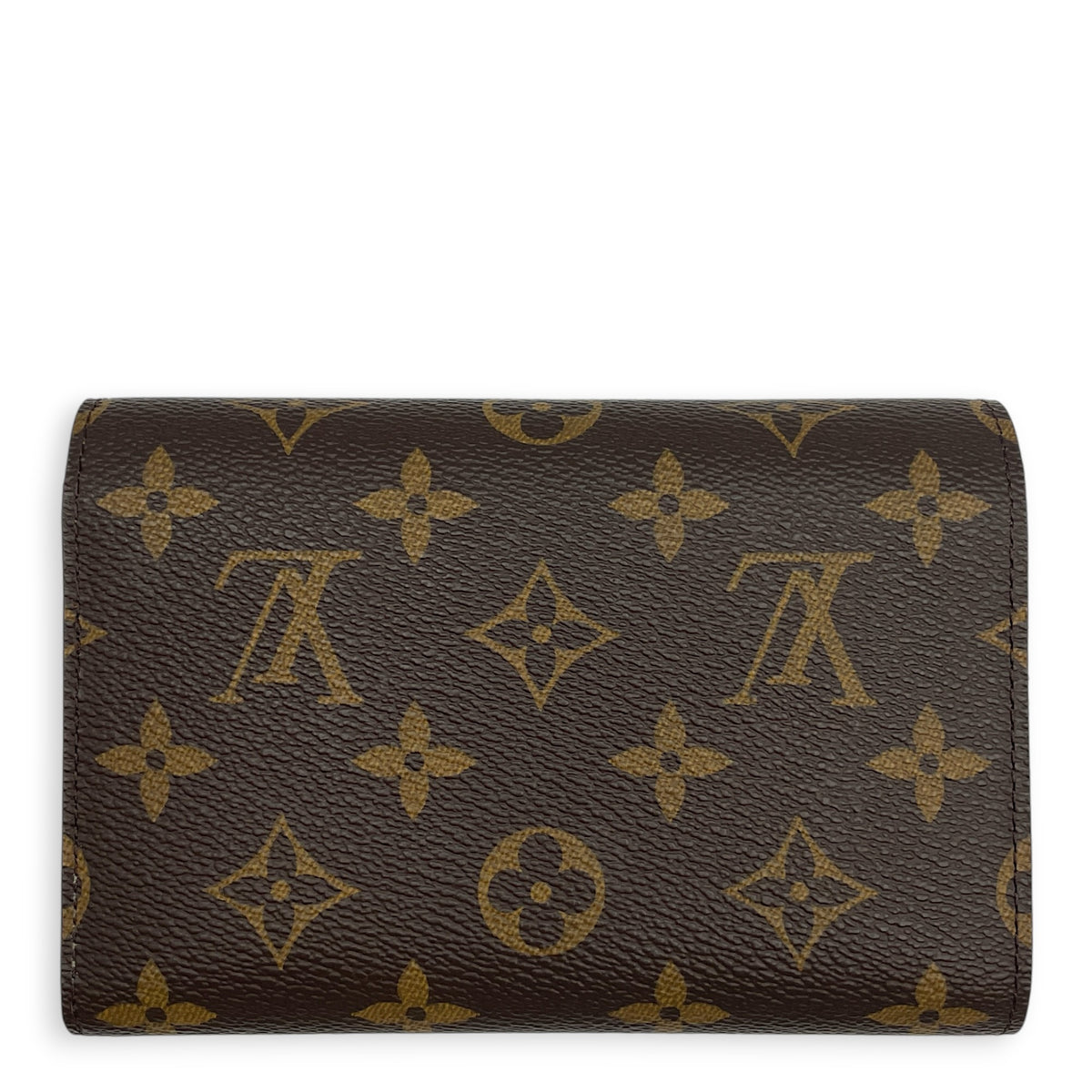 Monogram Alexander  Brown Wallet in Monogram Coated Canvas Gold hardware