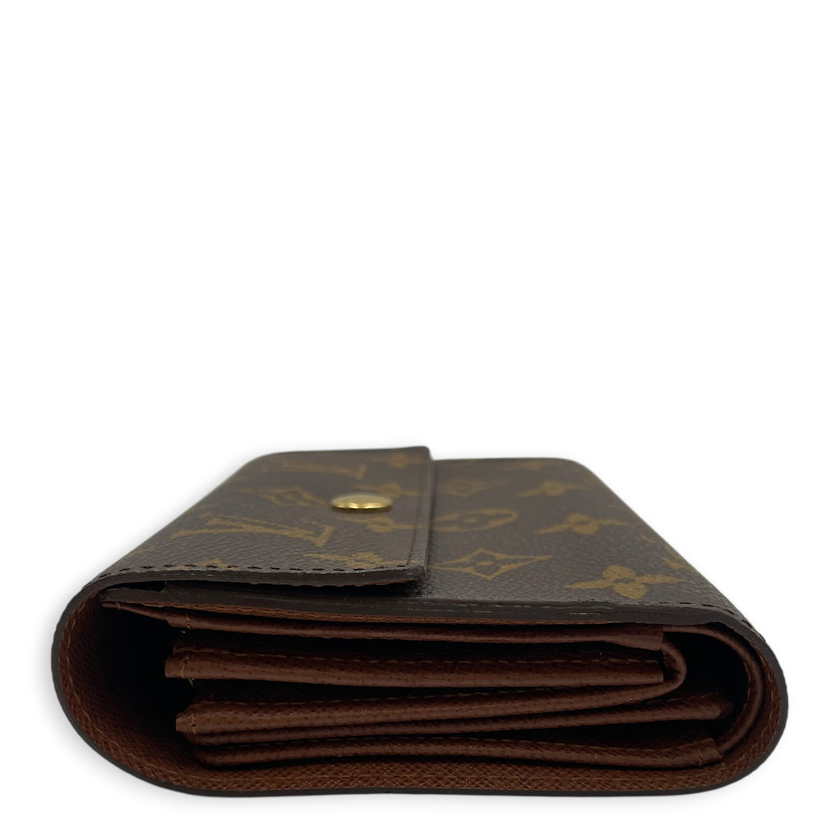 Monogram Alexander  Brown Wallet in Monogram Coated Canvas Gold hardware