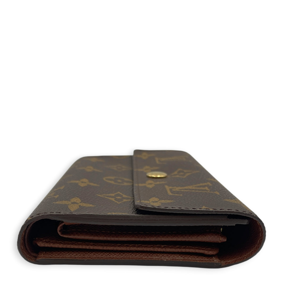 Monogram Alexander  Brown Wallet in Monogram Coated Canvas Gold hardware