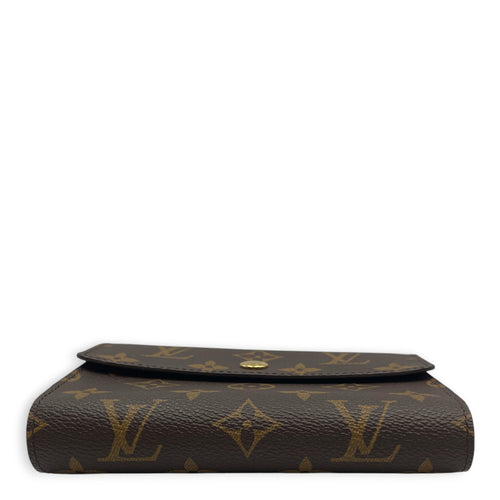 Monogram Alexander  Brown Wallet in Monogram Coated Canvas Gold hardware
