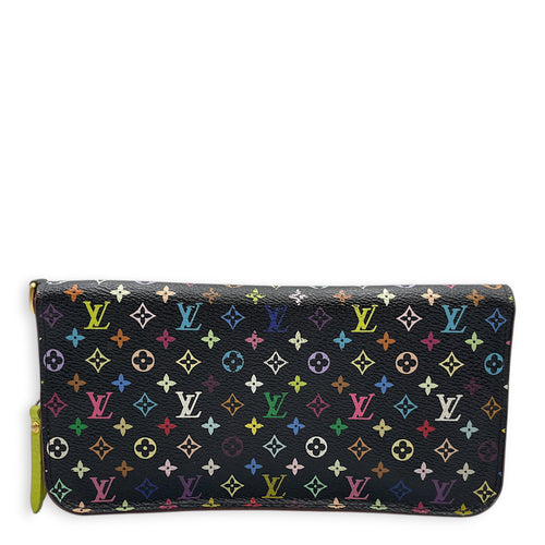 Insolite Organizer LV x TM  Monogram Multicolore Noir Wallet in Monogram Coated Canvas Gold hardware