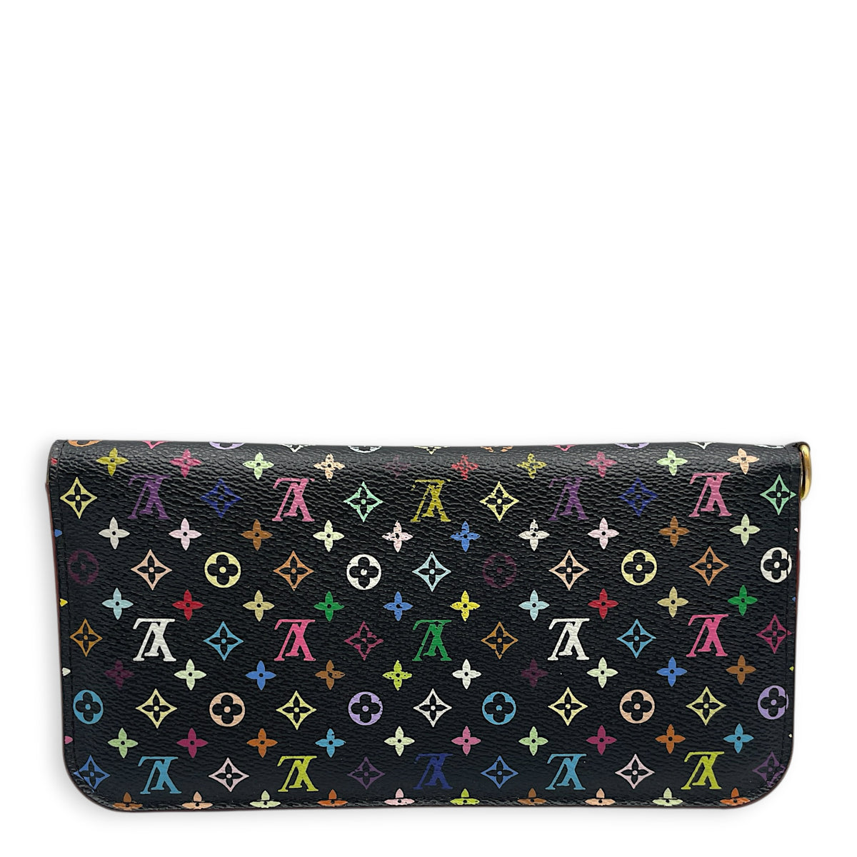 Insolite Organizer LV x TM  Monogram Multicolore Noir Wallet in Monogram Coated Canvas Gold hardware