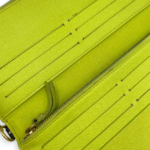 Insolite Organizer LV x TM  Monogram Multicolore Noir Wallet in Monogram Coated Canvas Gold hardware