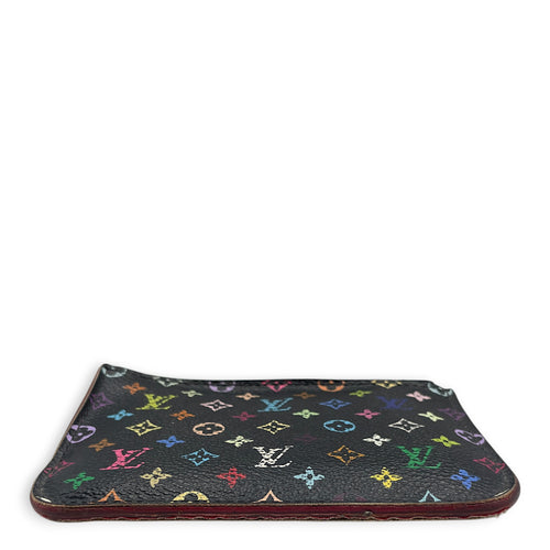 Multicolore LV x TM  Monogram Multicolore Noir Coin Purse in Coated Canvas Gold hardware