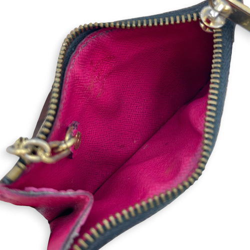 Multicolore LV x TM  Monogram Multicolore Noir Coin Purse in Coated Canvas Gold hardware