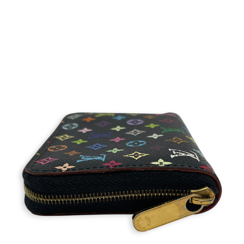 Multicolore Zippy  Wallet in Monogram Coated Canvas Gold hardware