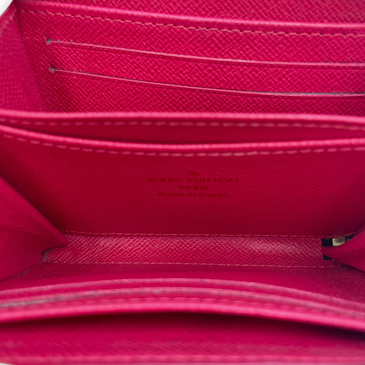 Multicolore Zippy  Wallet in Monogram Coated Canvas Gold hardware